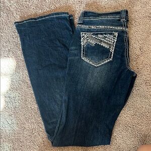Shyanne Boot Cut Jeans with Decorative Stitching